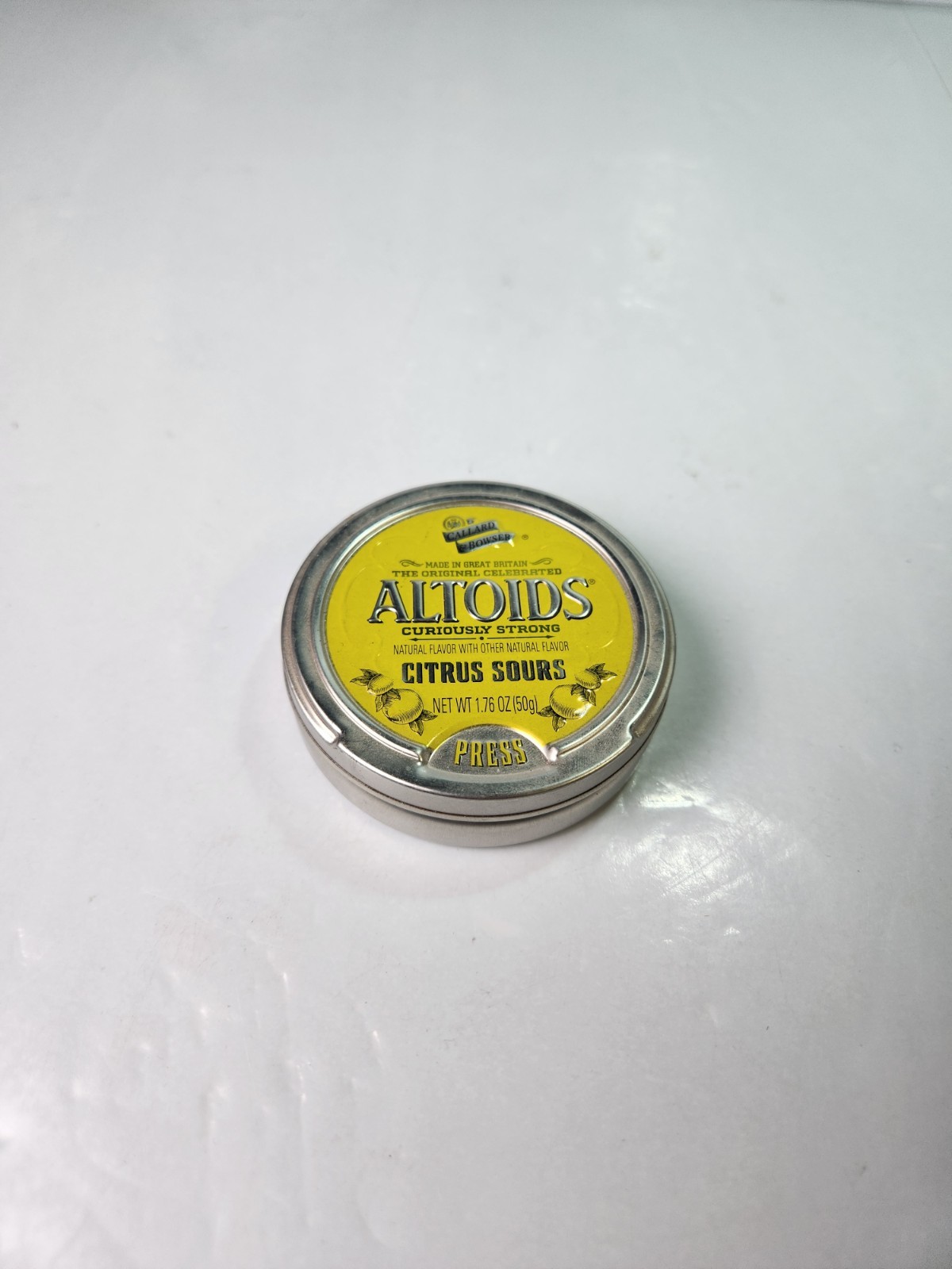 Vintage Altoids Citrus Sours Collector Tin-Empty