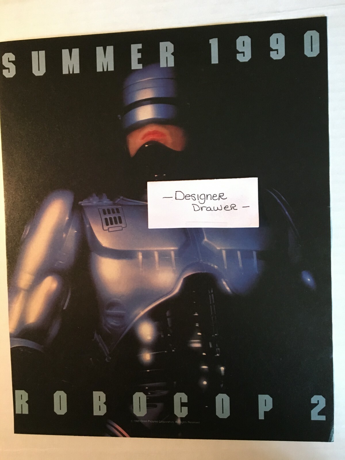 Robocop 2 Movie Promotional 1990 Vintage Print Advertisment