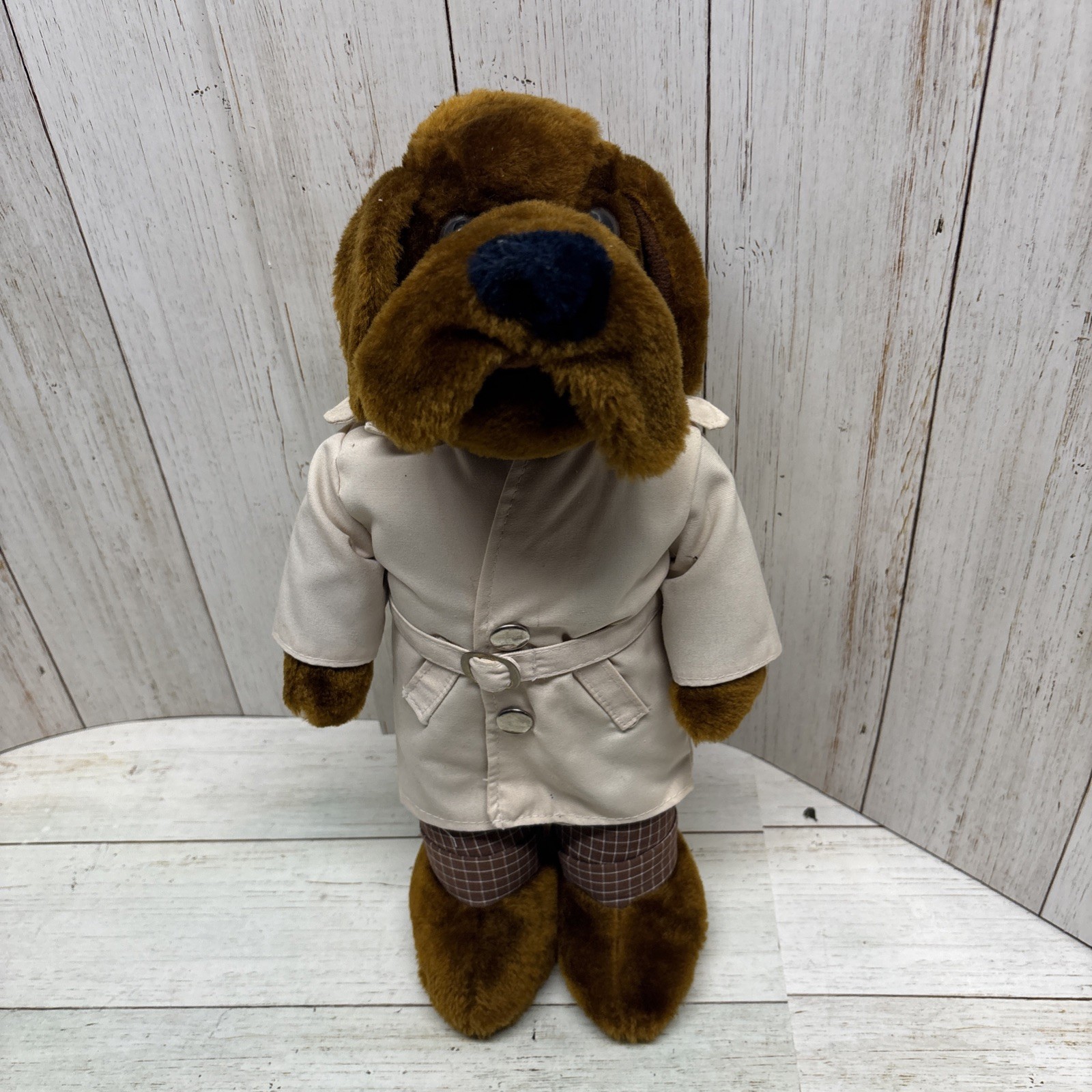Vintage 1979 1981 McGruff the Crime Dog Plush Doll 14”INCH