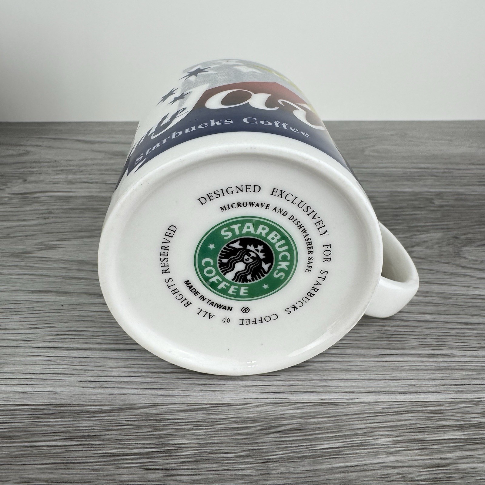 Starbucks Coffee Cup Mug Estate Java 4″ Tall X 3 1/2″ Diameter EUC