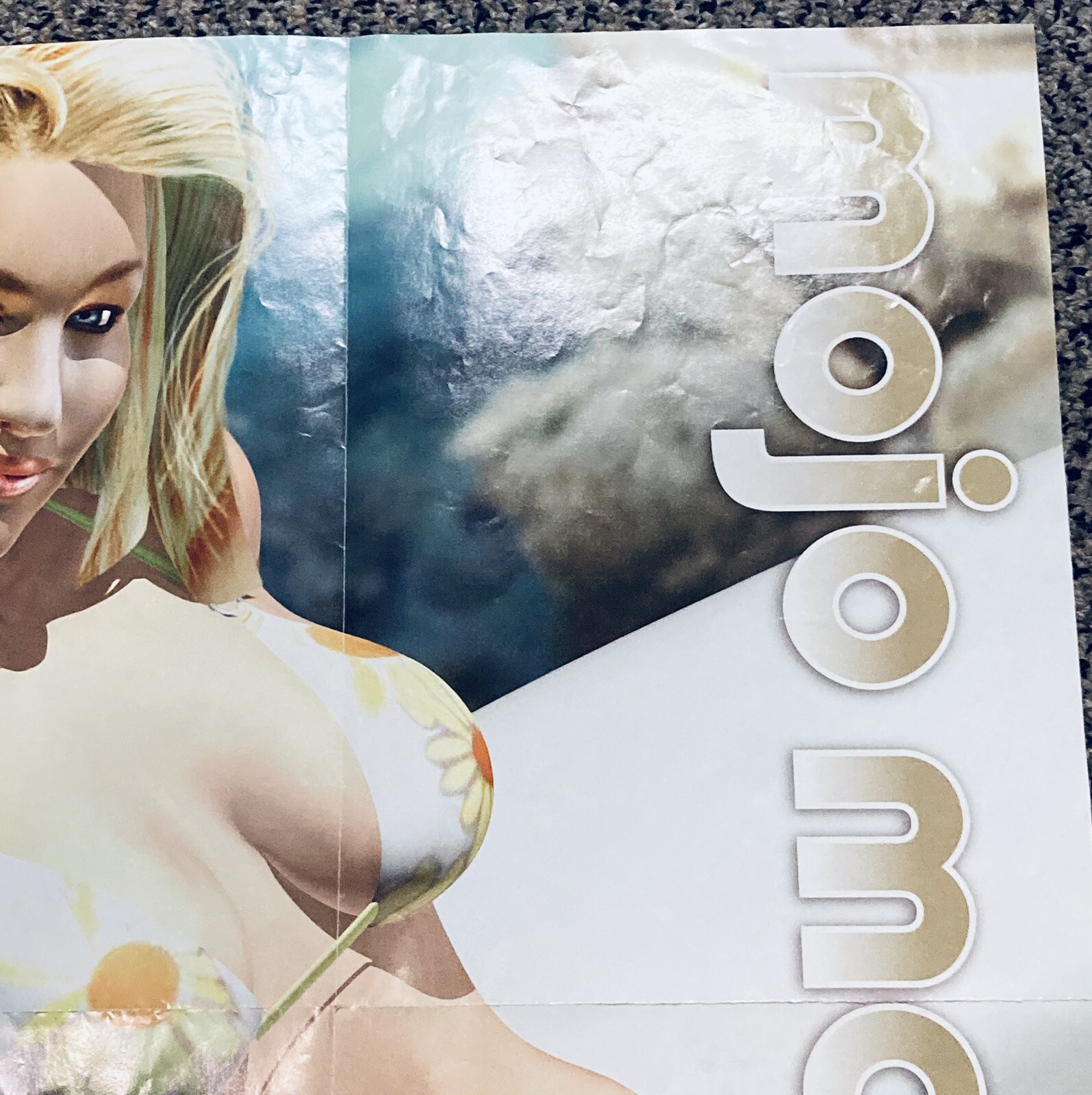 Vintage 2005 Axe Unlimited Mojo Master Game Advertising Bikini Light Girl Art B2