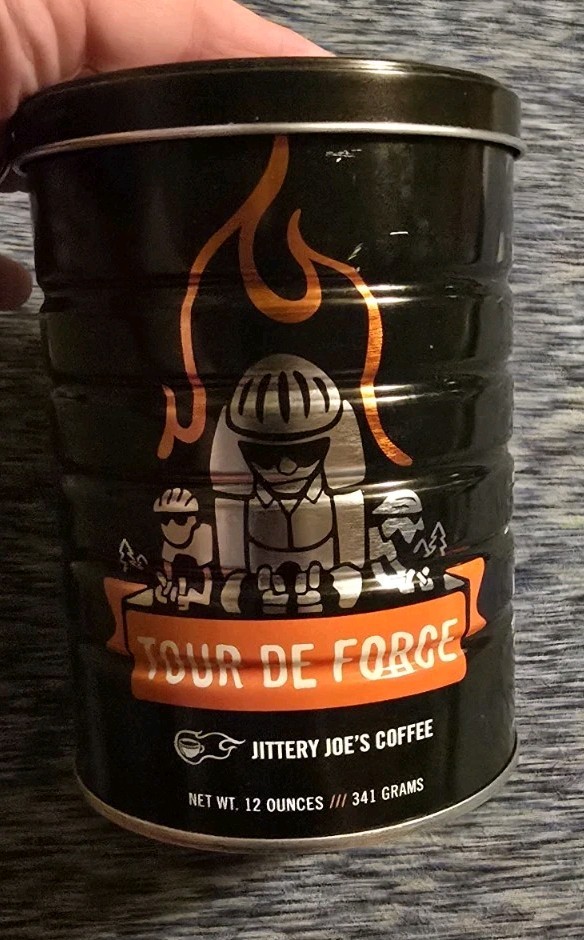 Jittery Joes Tour De Force COFFEE TIN
