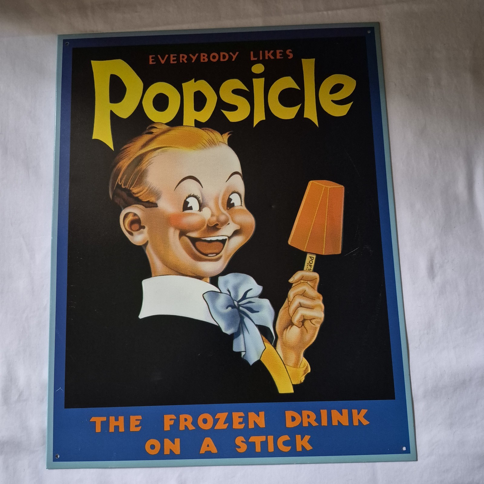 Everyone Likes Popsicles 12.5″ x 16″ Metal Tin Sign Bar Retro Nostalgic Wall Art