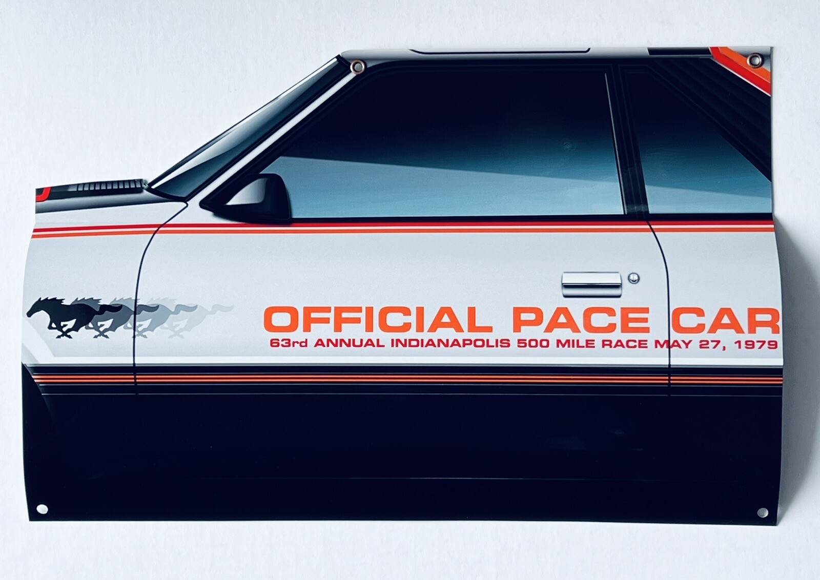 WOW! 1979 Ford Mustang Indy 500 Pace Car Door Style Sign