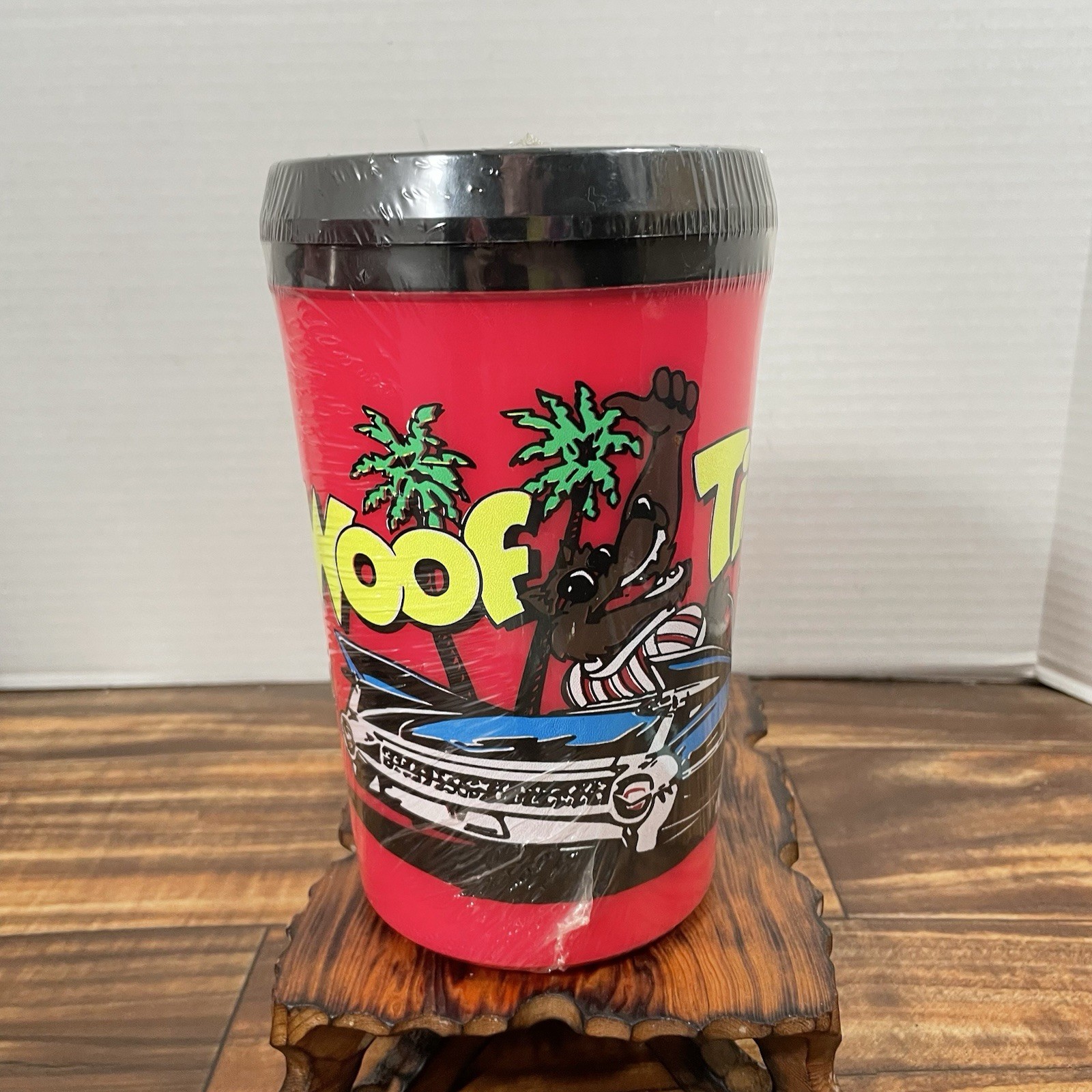 New Old Stock Aladdin Handy Way Food Stores Woof TimeVintage Travel Thermos Mug