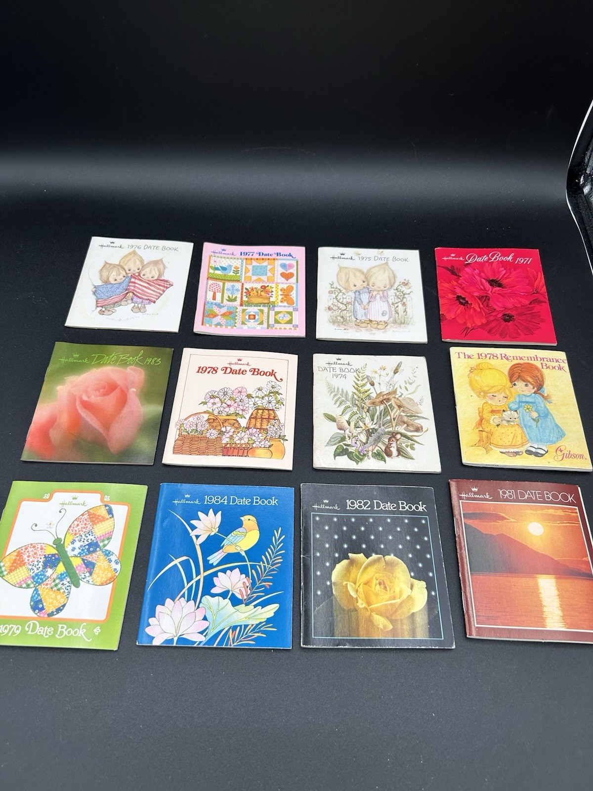 Vintage Hallmark Pocket Size Date / Remembrance Books Calendars 70’s & 80’s A