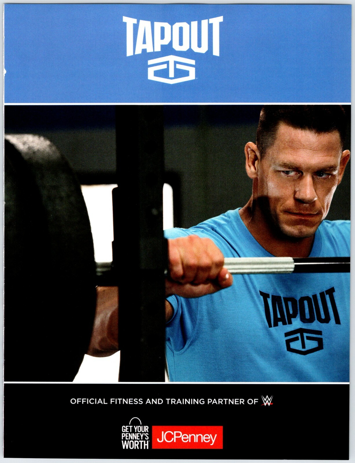 JOHN CENA TAPOUT JC PENNEY 8″ X 10.5″ Magazine Ad M105
