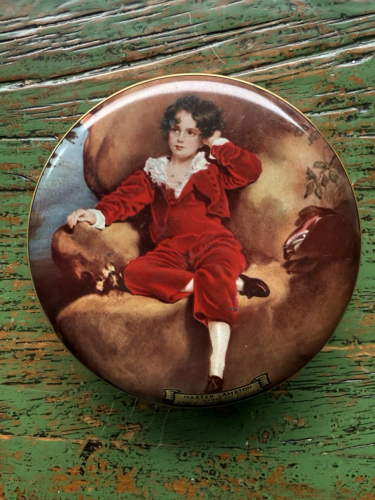 Vintage Candy Tin Wilkins Red Boy Toffee