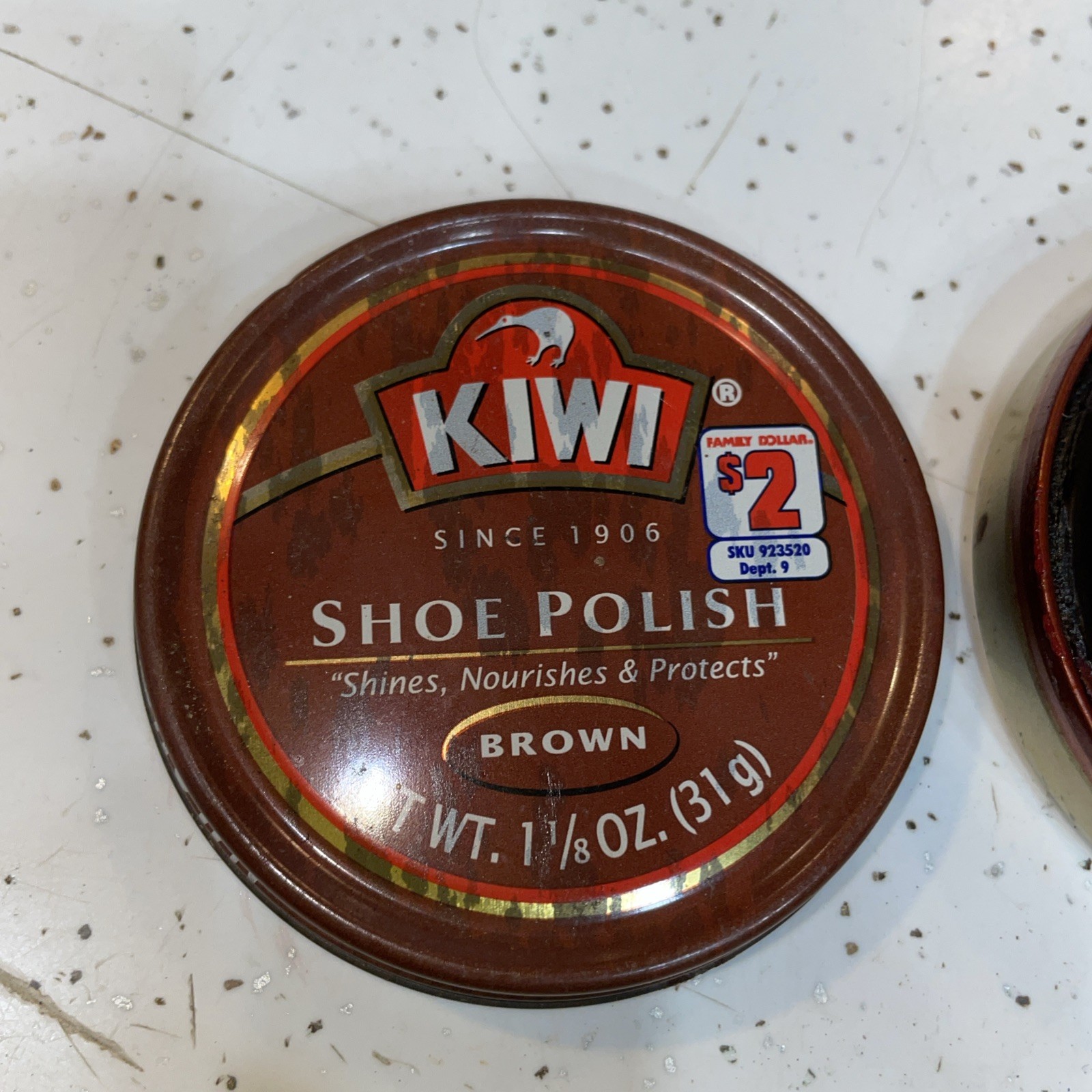 5 Kiwi Shoe Shine Boot Polish Tin props lot