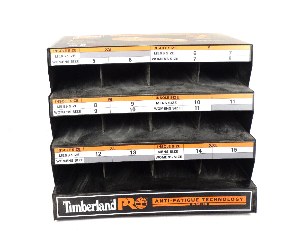 Timberland Pro Retail Store Anti-Fatigue Technology Insole Display Case