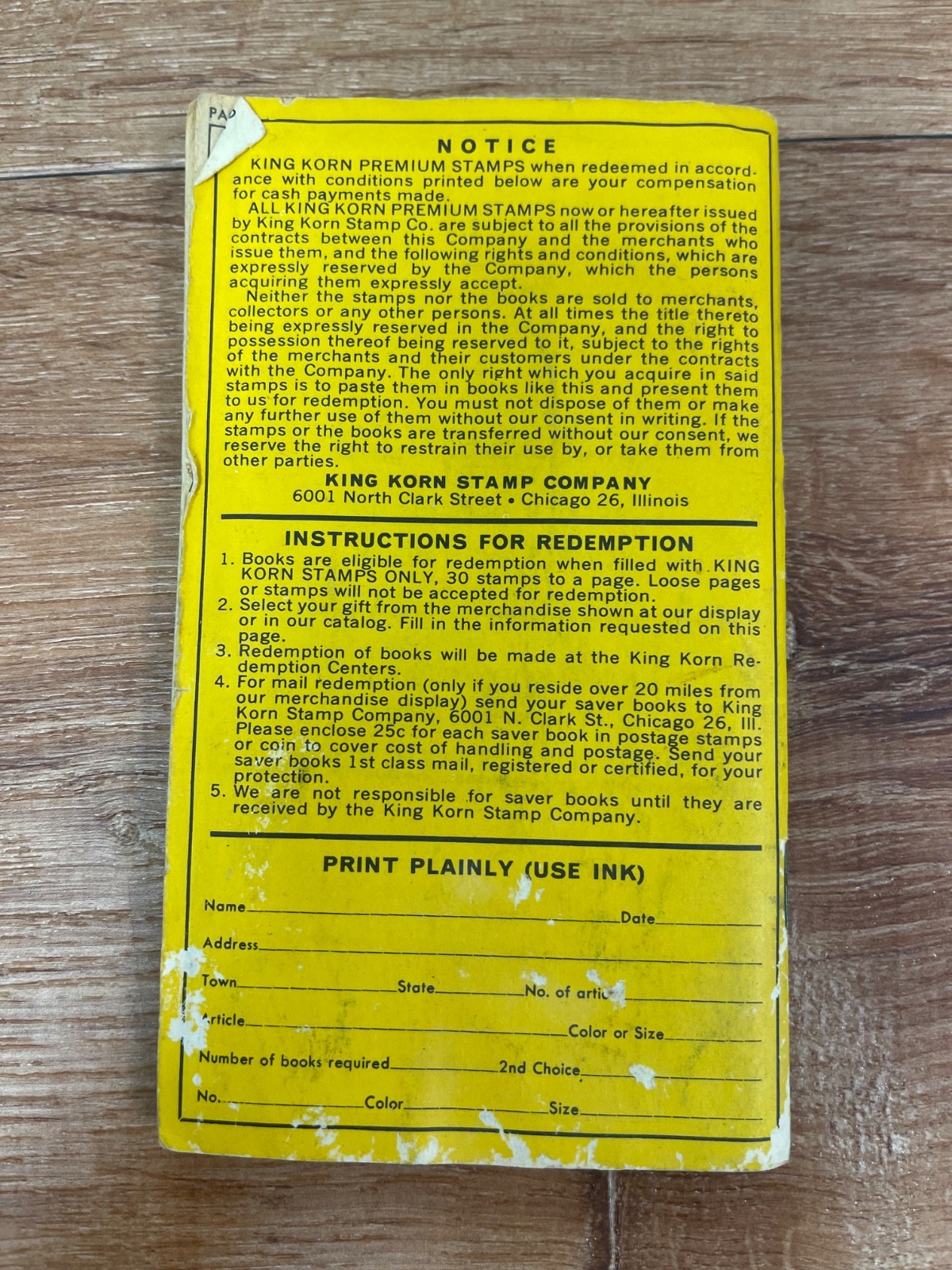 Lot of 7 King Korn Stamp Saver Books 5 Full / 2 Used