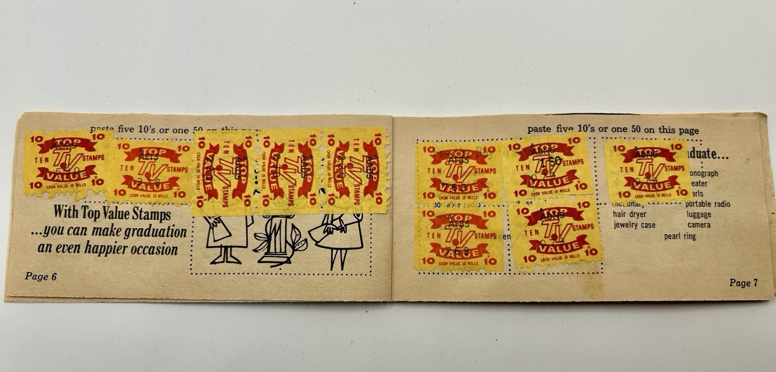 Top Value & Yellow Stamp Saver Books 1960s Grocery Store Advertising Full 12
