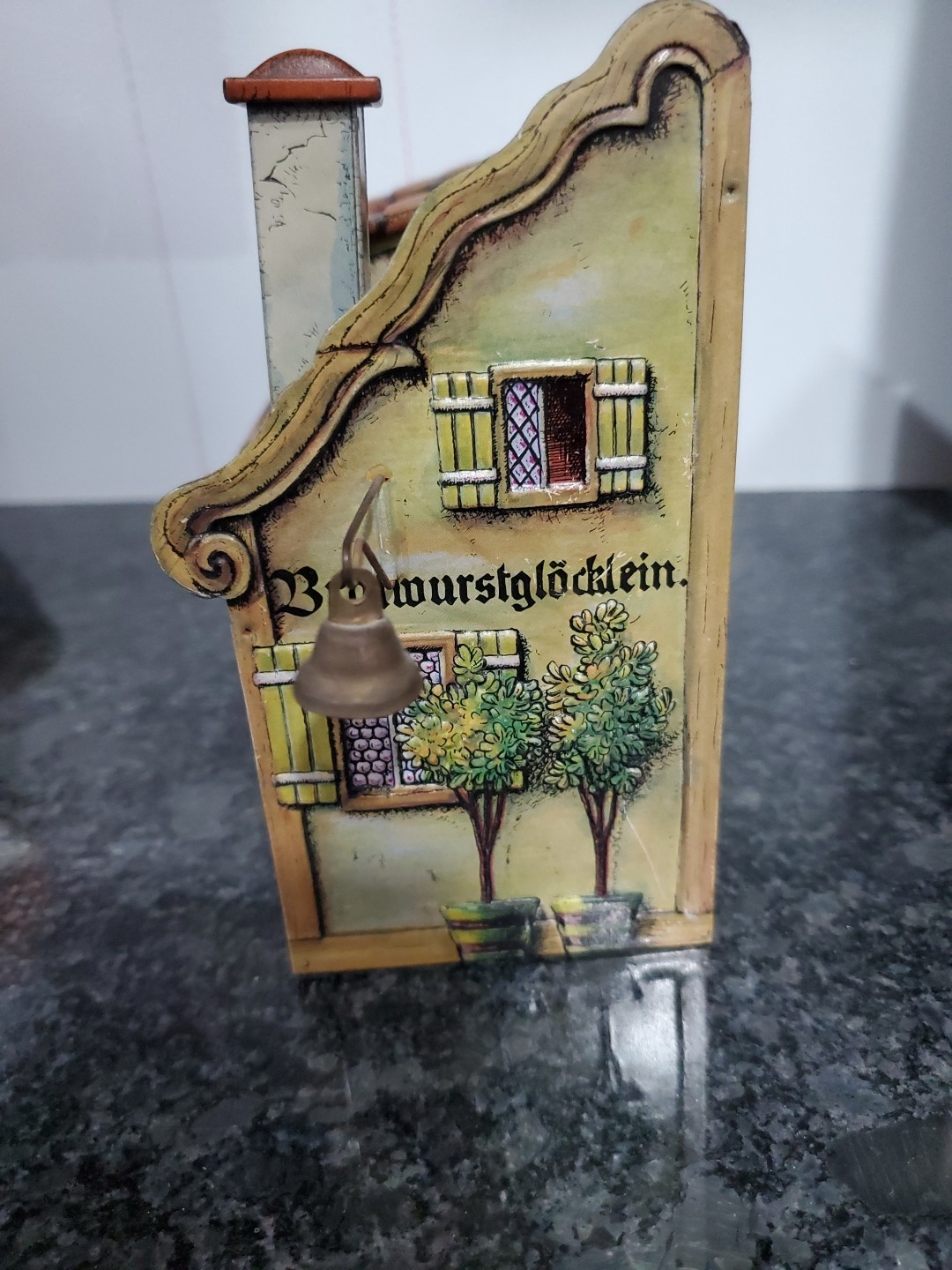 Heinrich Haeberlein Vintage Tin of a House