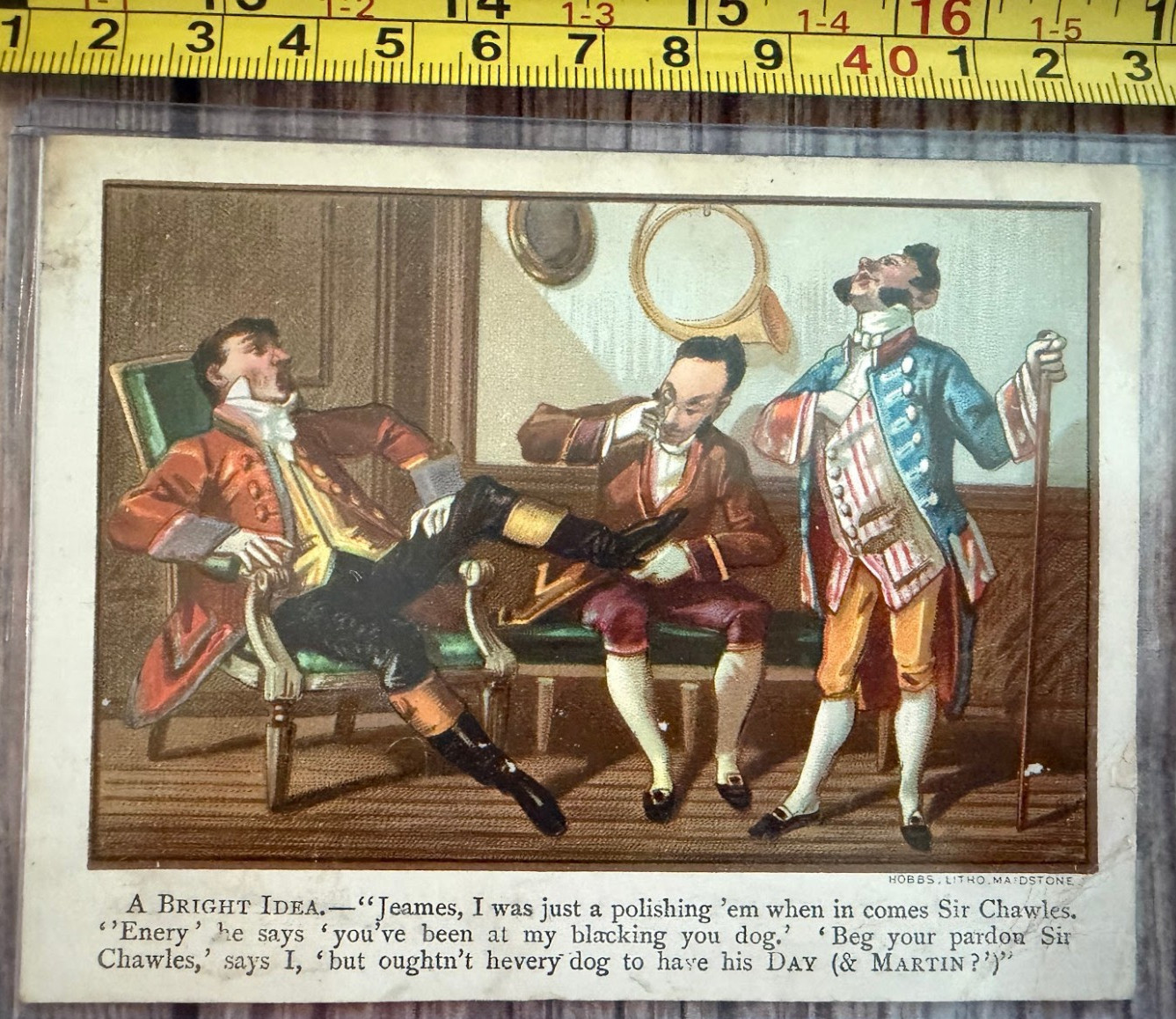 Day & Martin London Vintage Antique Advertising Print Trade Card Early 1900’s