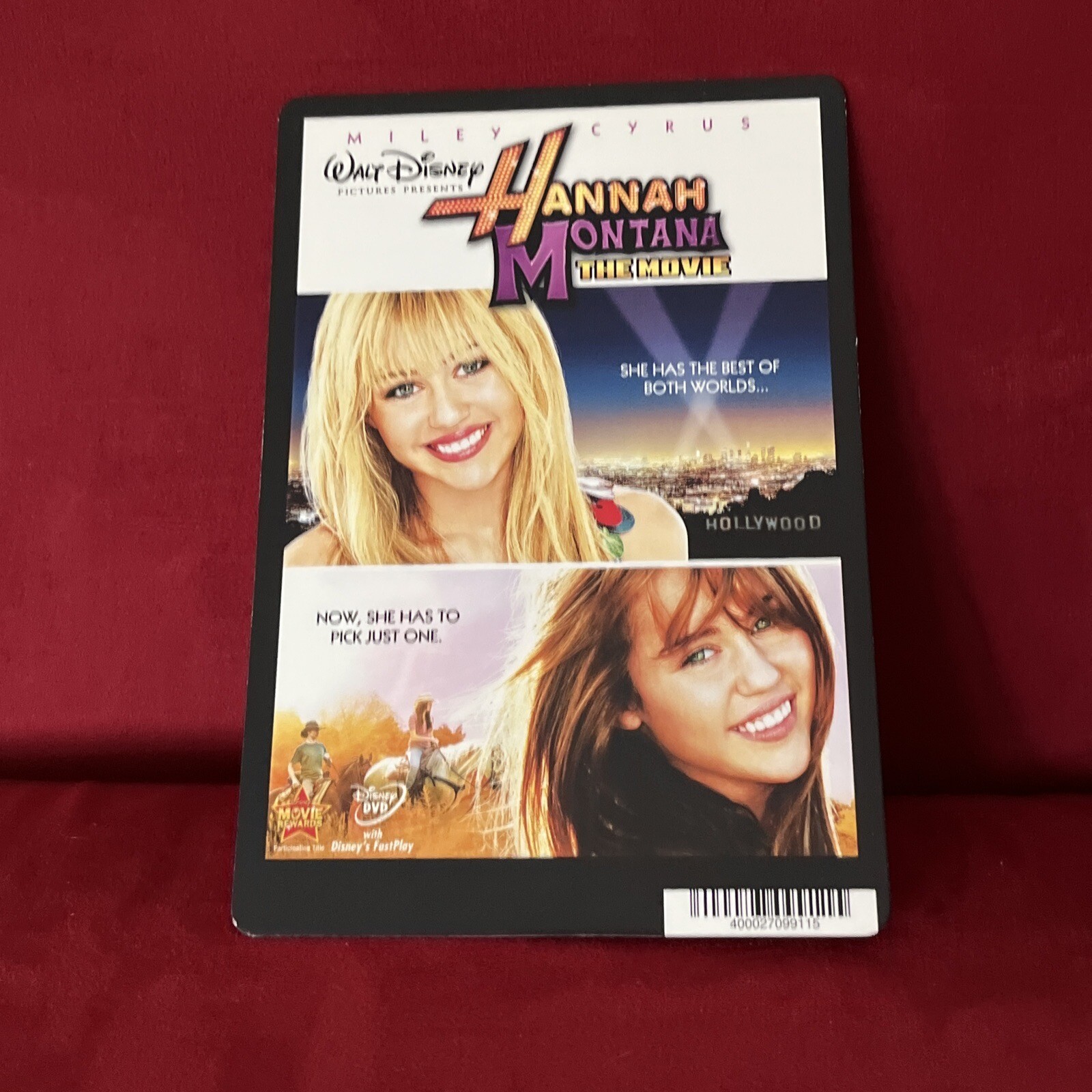 Blockbuster Movie Backer Card Mini Poster 5.5” x 8” Hannah Montana Miley Cyrus