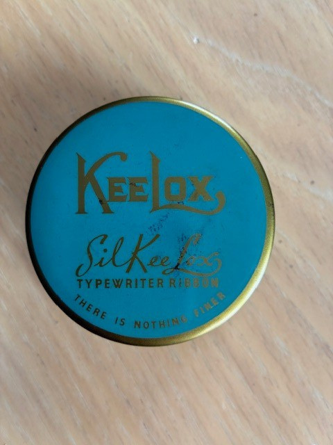 Vintage Kee Lox SilKeeLox Typewriter Ribbon Tin – Electromatic