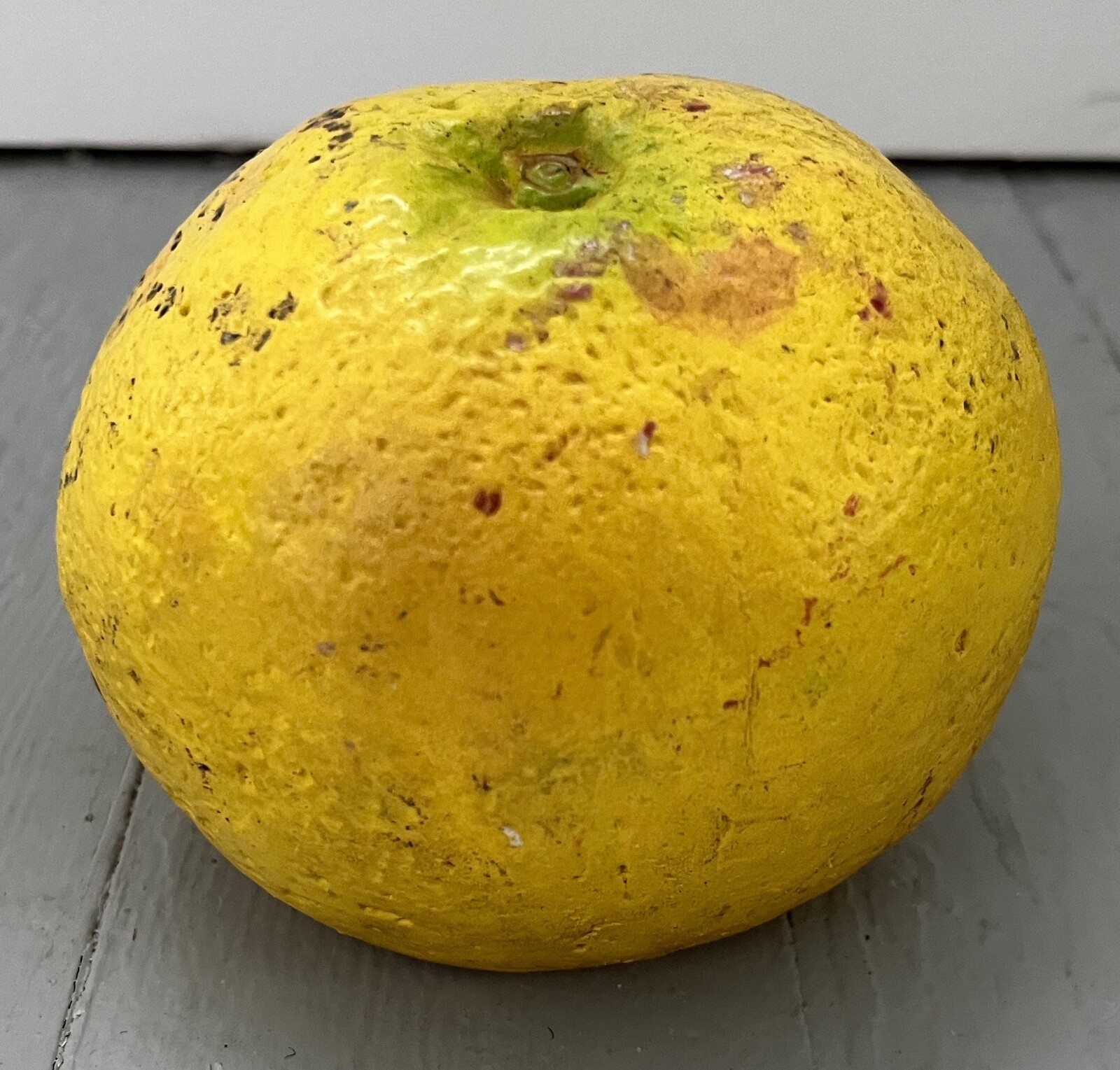 Mid-Century 1950 Grocery Store Appliance Advertising Prop Chalkware Grape Fruit