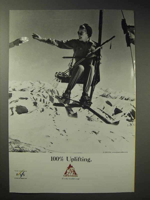 2000 Cafe de Colombia Coffee Ad – 100% Uplifting