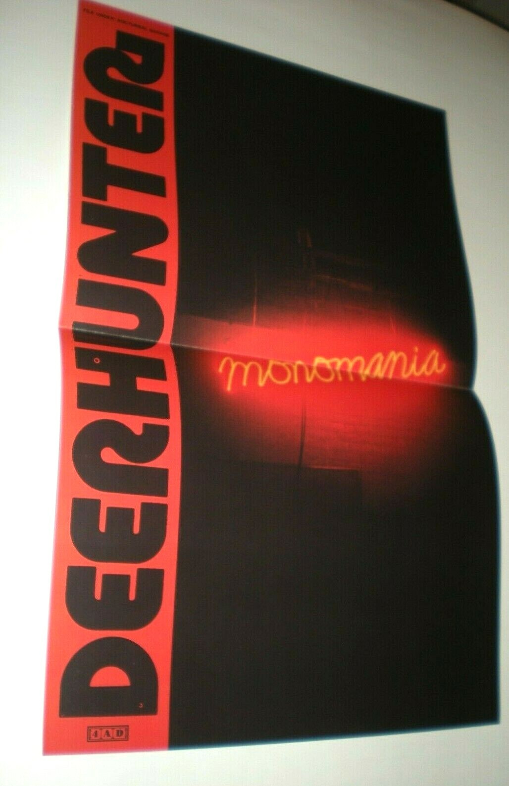 Poster – DEERHUNTER monomania the band g