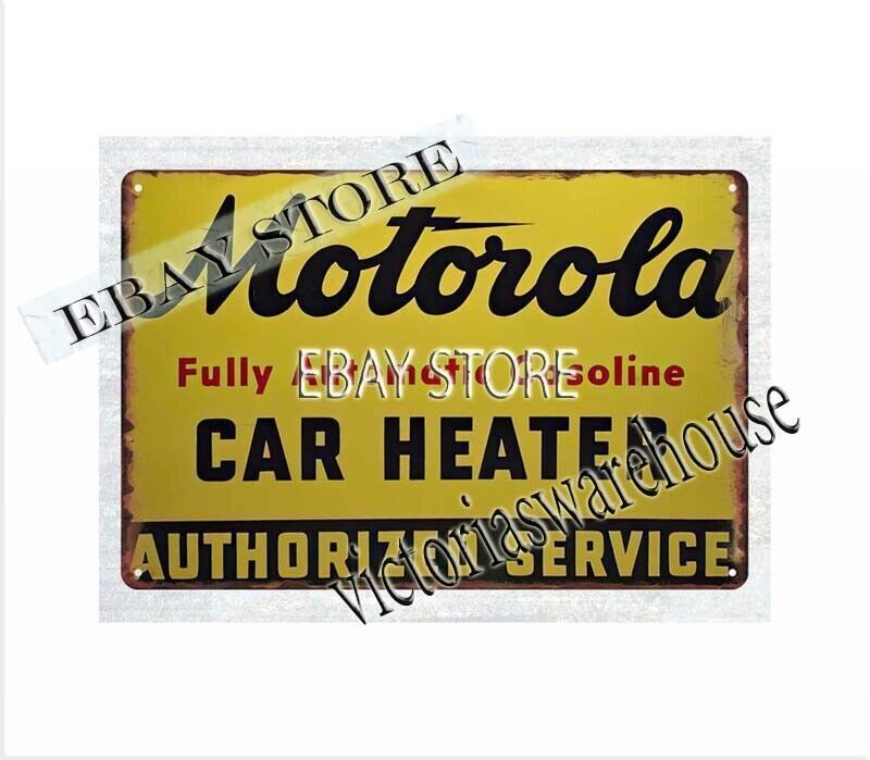 CAR AUTOMOBILE HEATER SERVICE metal tin sign cottage farm wall plaques