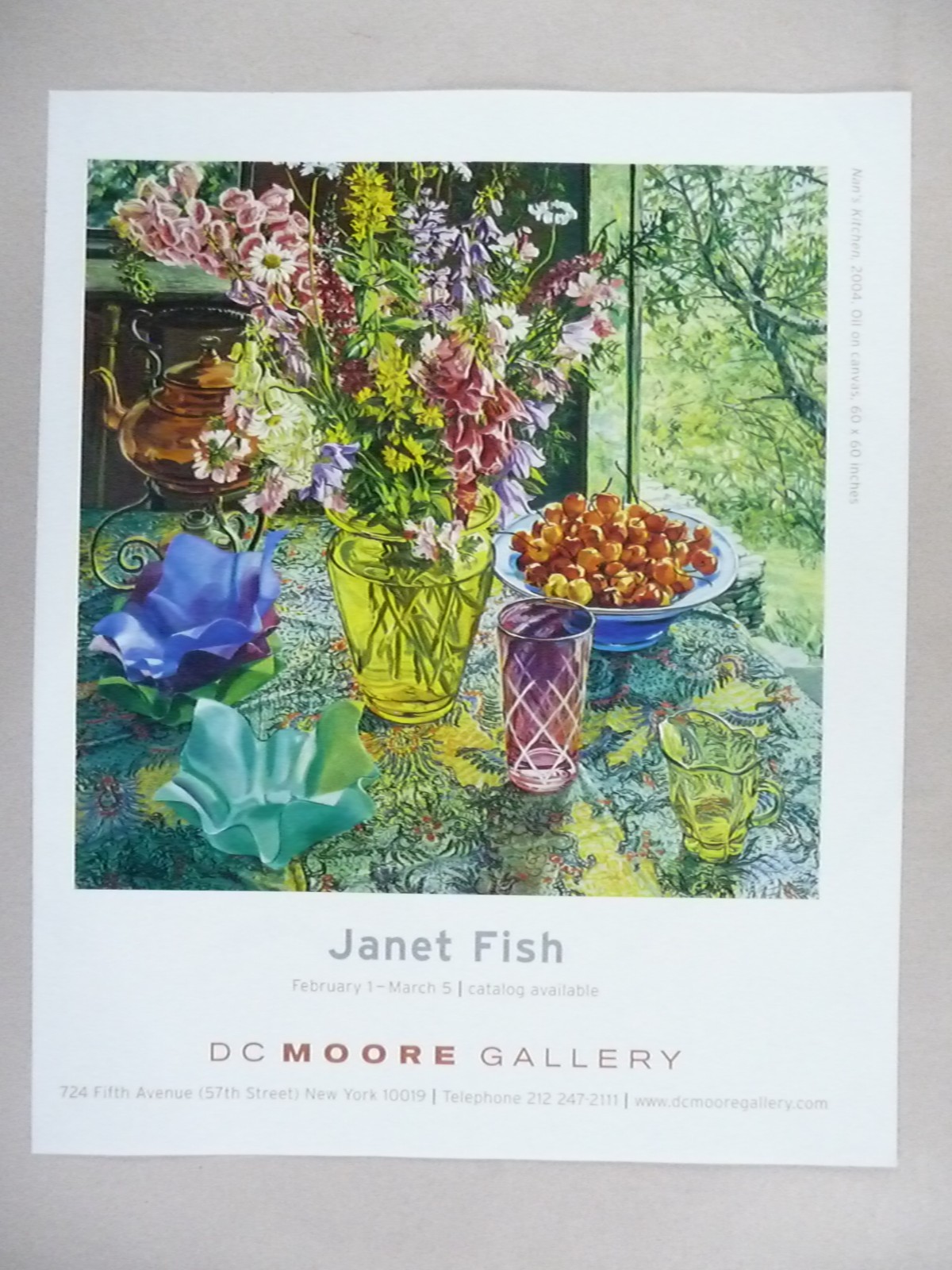 Janet Fish MAGAZINE AD – 2005