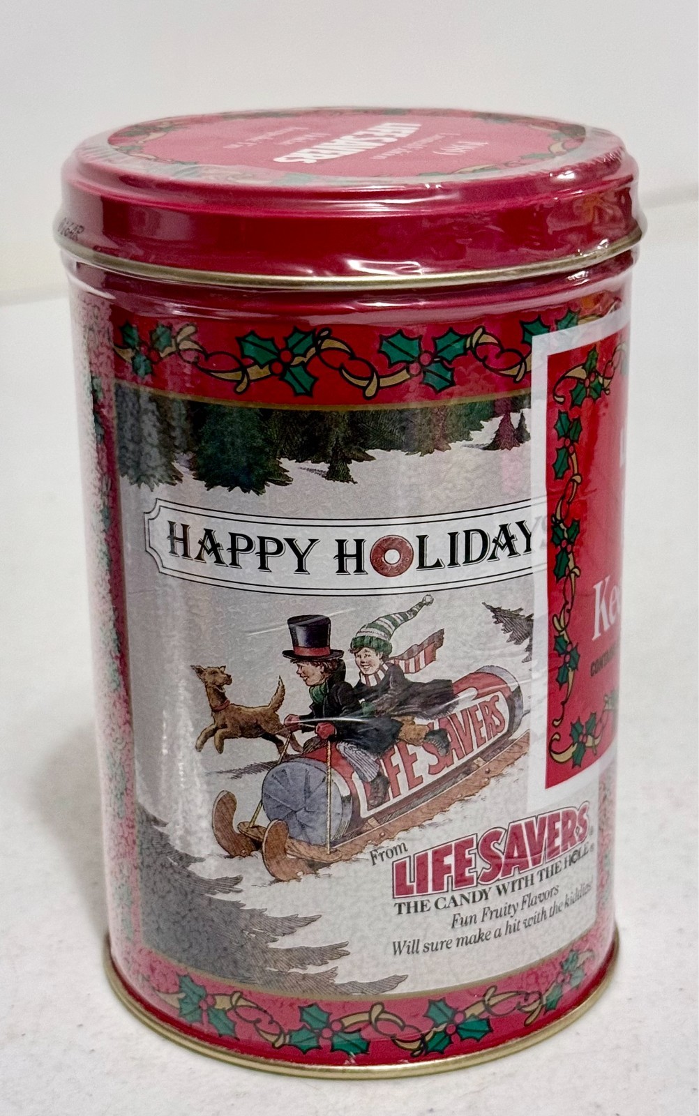 Vintage Life Savers candy 1989 Holiday Tin- Never been opened NEW FACTORY SEALED
