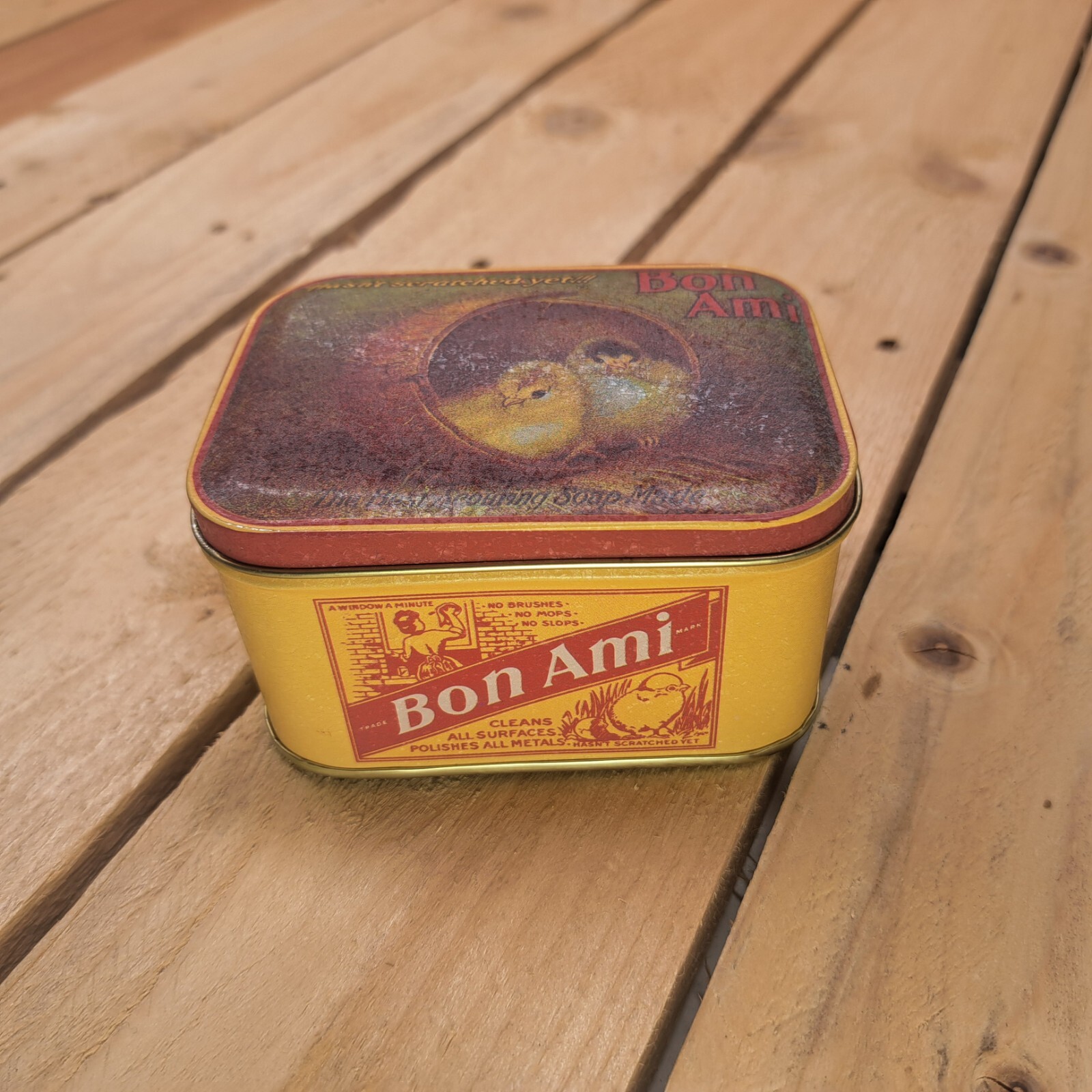 Vintage 1983 Bon Ami Tin Box The Tin Box Company of America