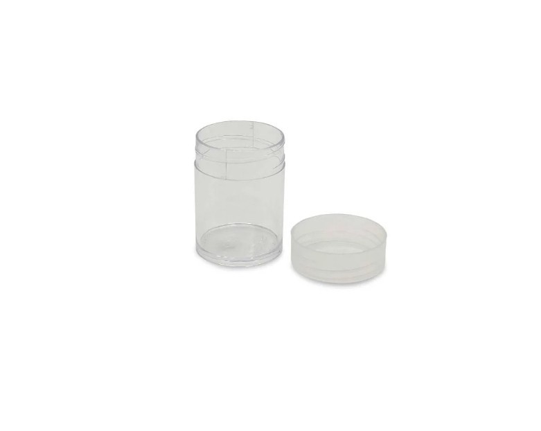 BCW Coin Holder Tube Round Clear Plastic Cent to Silver Dollar Tubes 7 Size Case