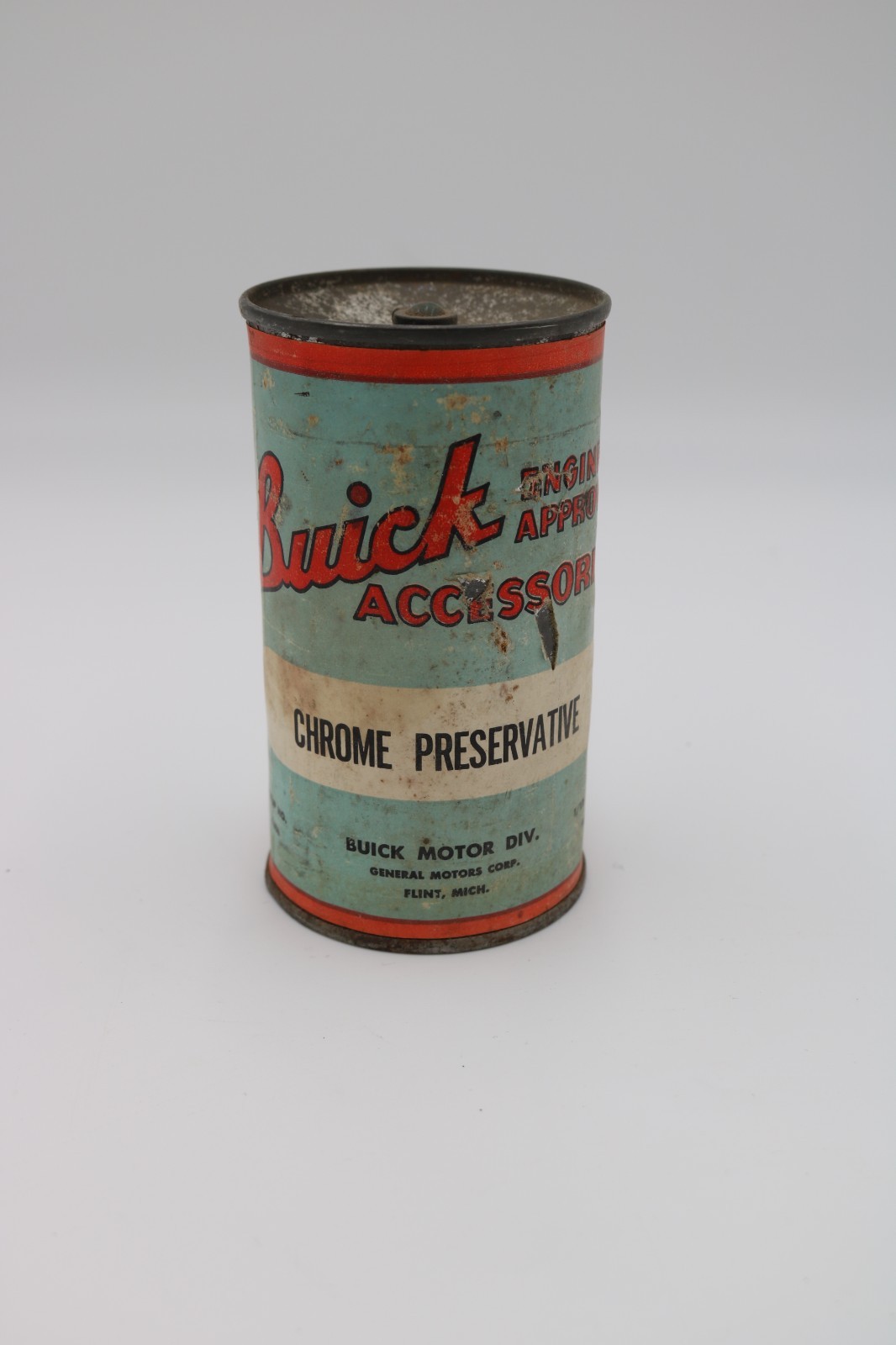 Buick Motor Chrome Preservative Tin Can – GM – 1940s 1950s