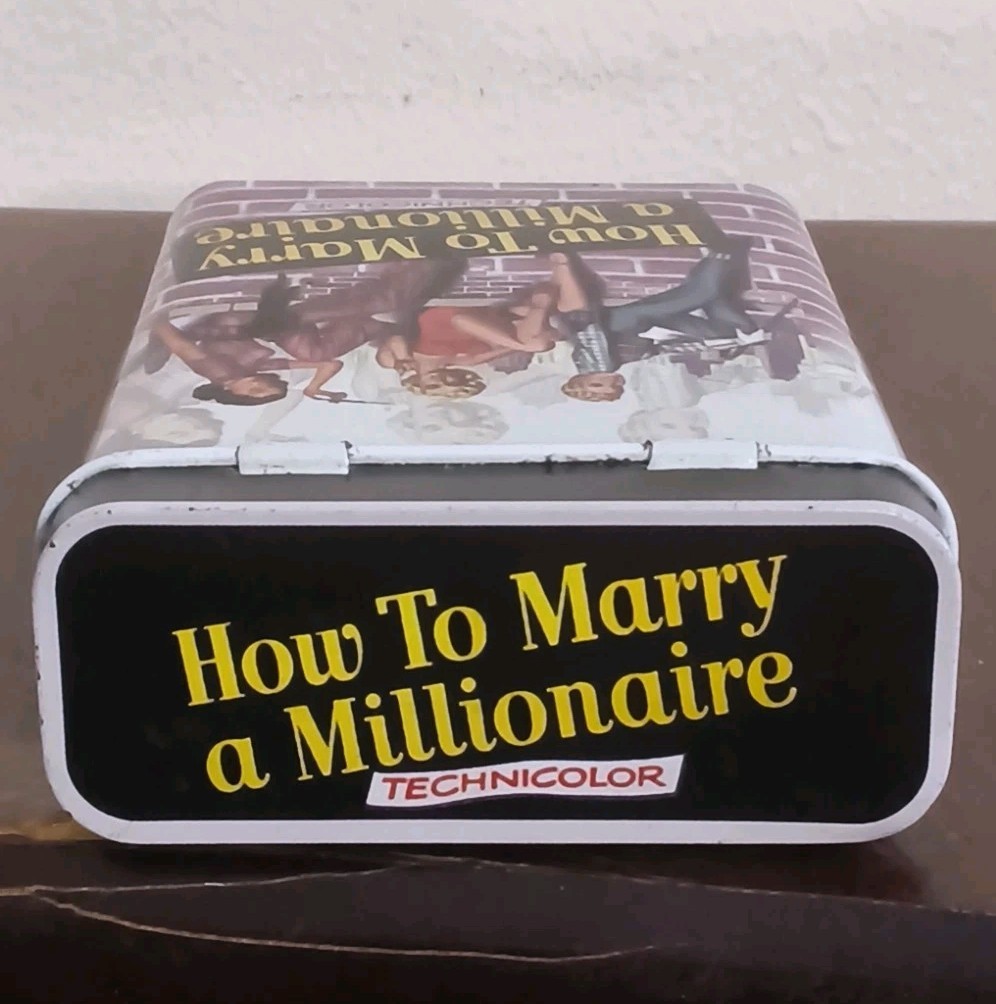 Caja Metal Coleccion Película Clásica How To Marry a Millionaire Marilyn Monroe