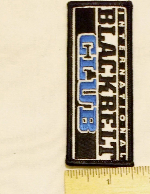 MARTIAL ARTS INTERNATIONAL BLACK BELT CLUB Karate patch