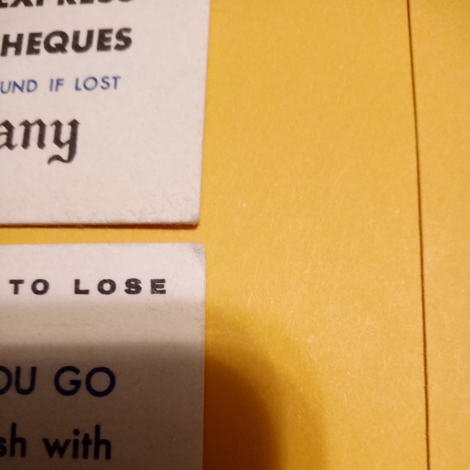 Vintage Advertisement Cards The Cleveland Trust Company American Express…