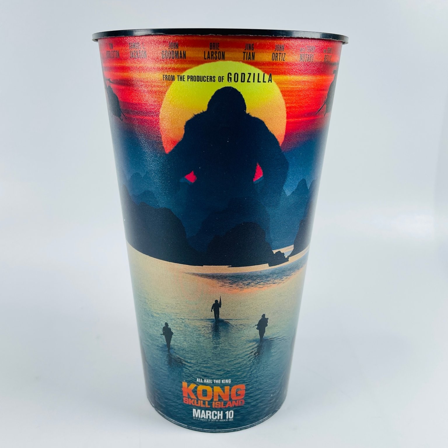 Kong Skull Island Movie Cup 2017 Plastic Tumbler 7.5″ MonsterVerse King Kong