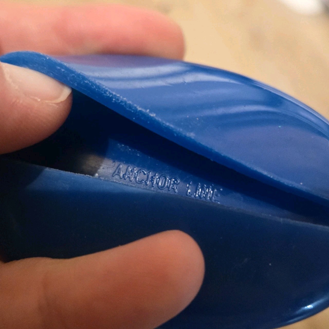 Vintage Ad Squeeze Coin Holders Moundridge Kansas credit union blue and green
