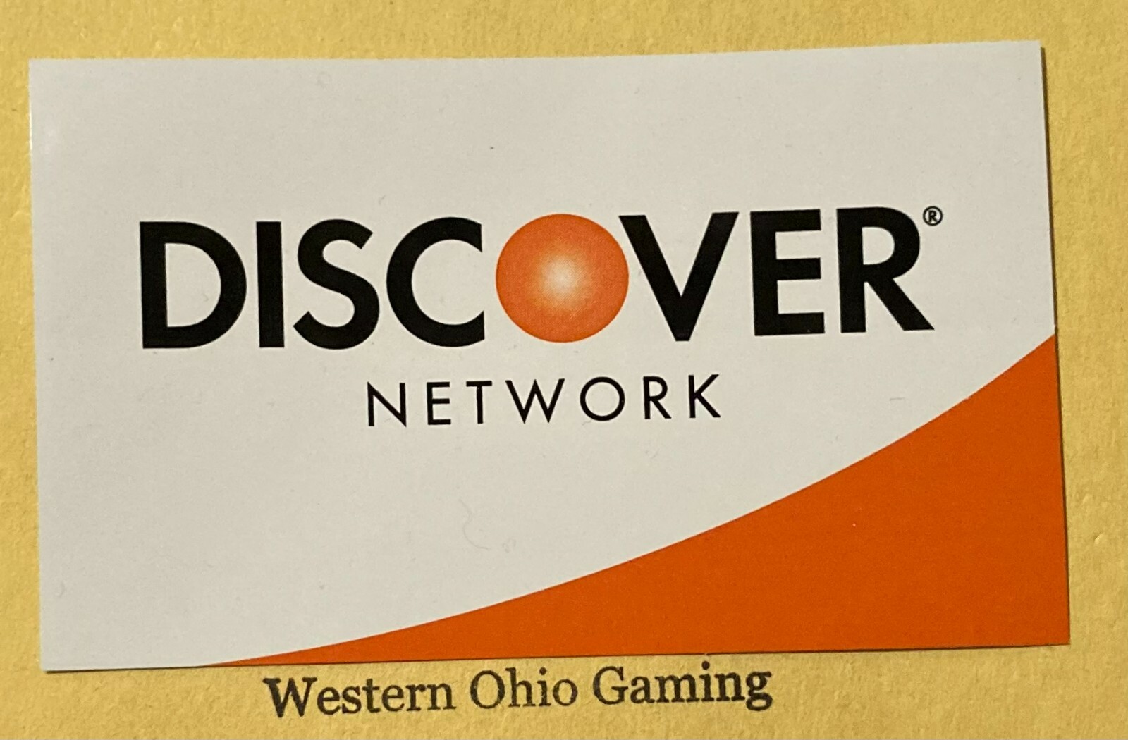 Discover Network 2004 Sticker NEW READ