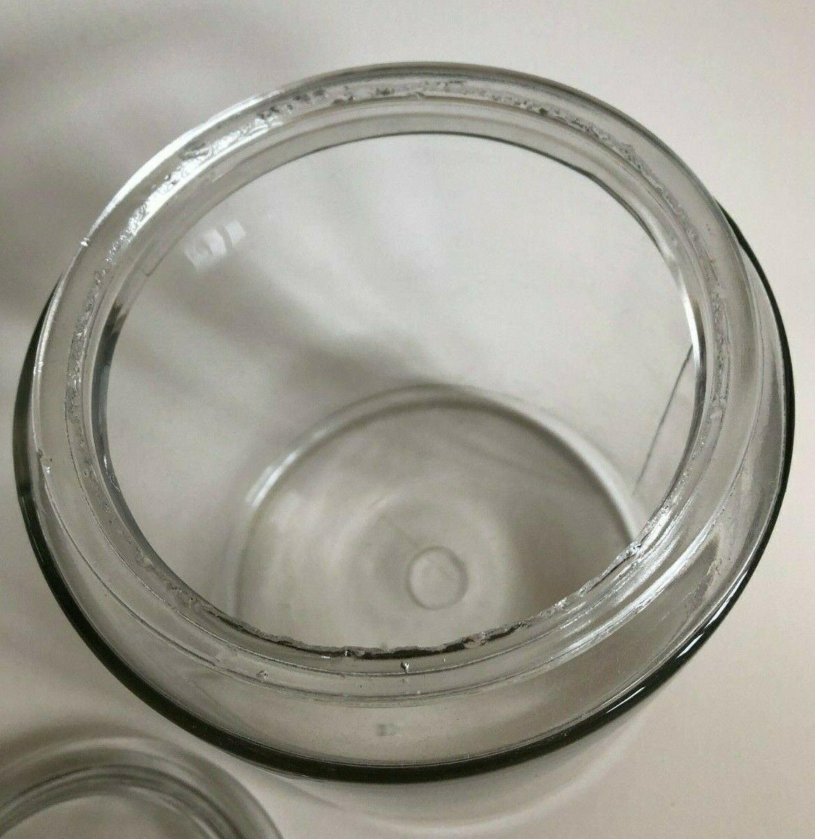 Vintage Country Store Candy Cracker Counter Display Jar & Lid Canister