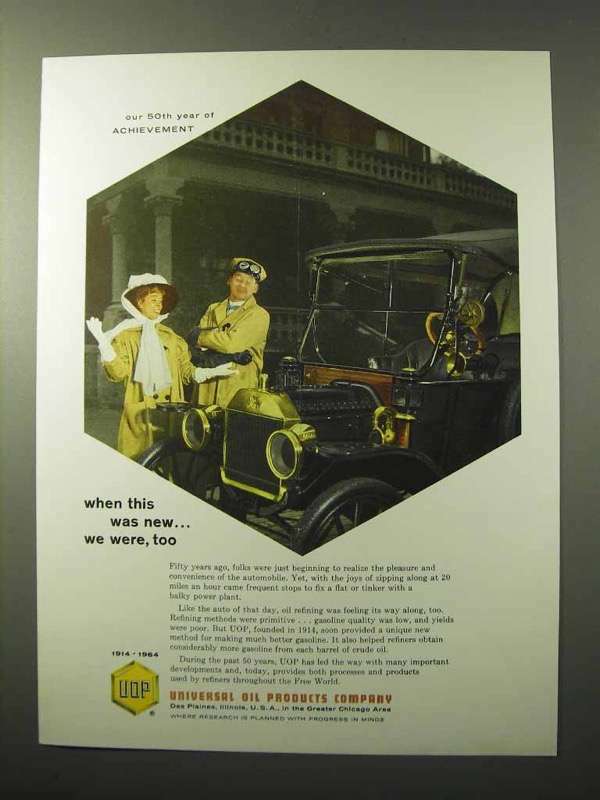 1964 Universal Oil Products Company Ad – This Was New
