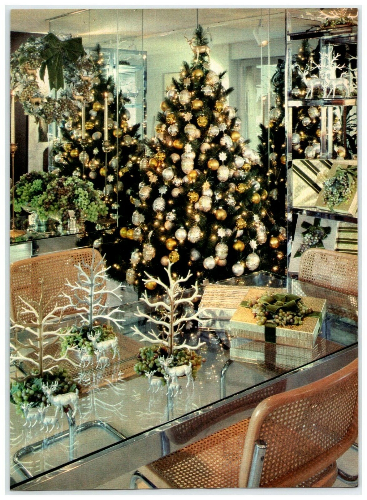 LIVING ROOM CHRISTMAS TREE SCENE Vtg 1970’s 8″ X 11″ Magazine Photo Page M203 b