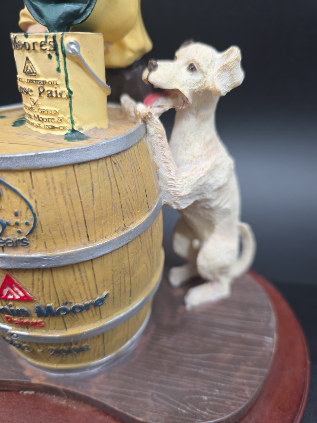 Benjamin Moore Paint 125 Years 2008 Store Display Statue Boy With Dog