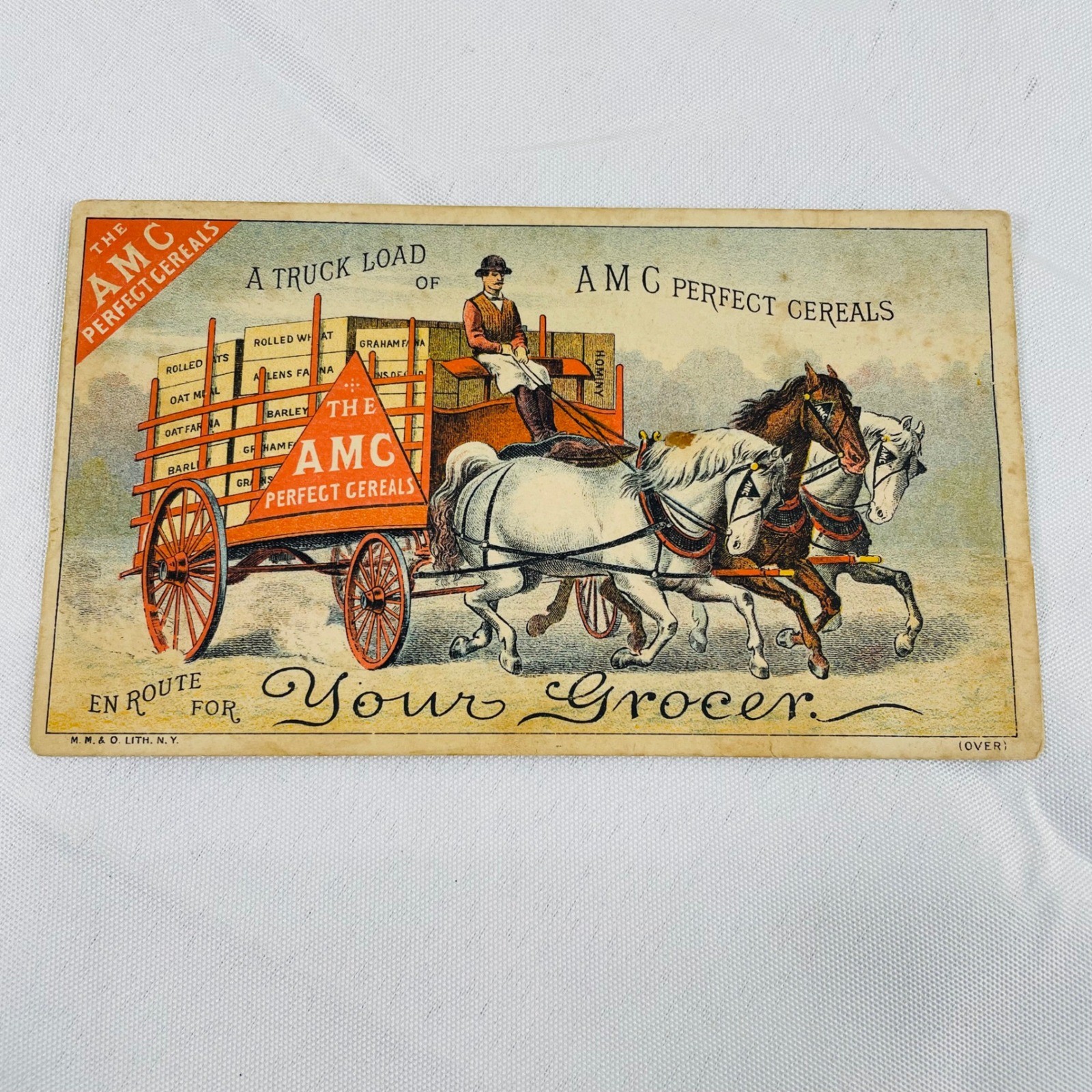 Antique Victorian Trade Cards AMC Cereal Clark’s Spool Cotton Duke Cigars Lot