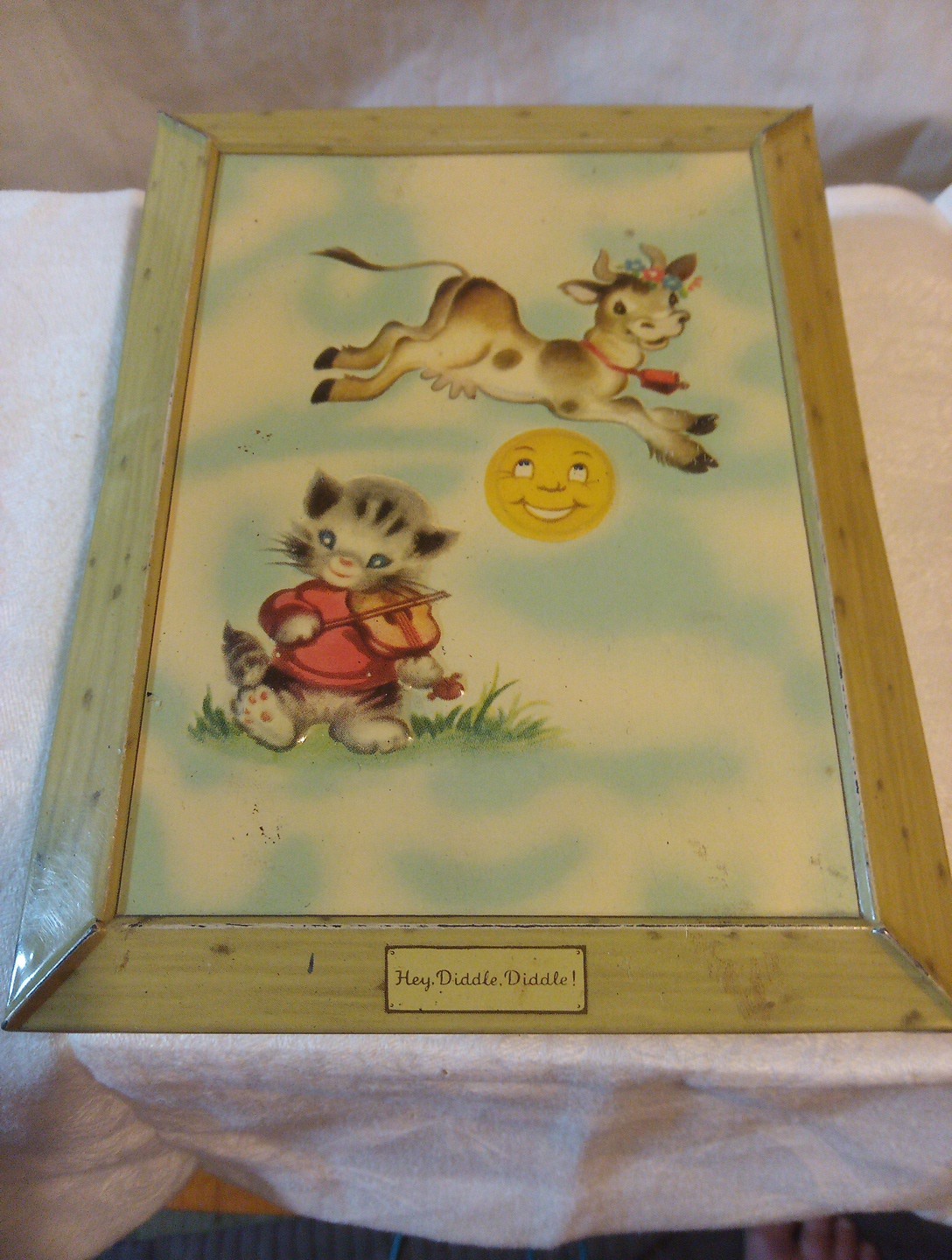 Vintage Horner Hey Diddle Diddle Tin