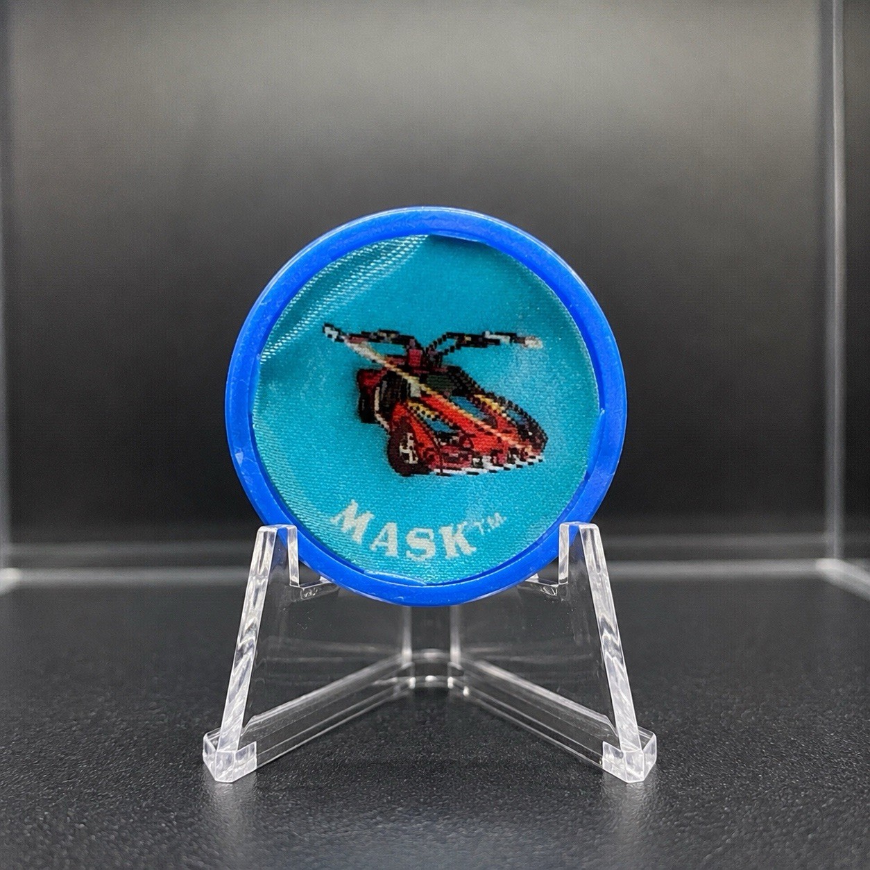 Vintage 1985 M.A.S.K. Thunderhawk Magic Motion Lenticular Ring Mail Away Premium