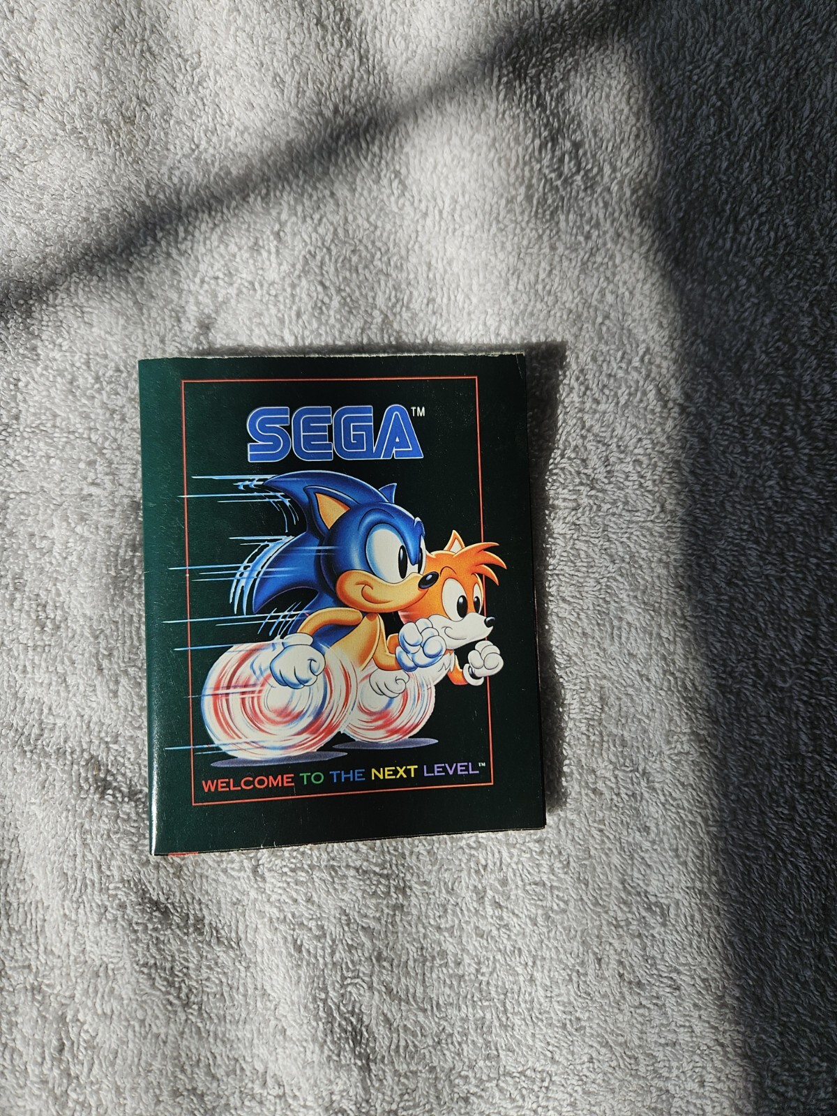 Vintage 1993 SEGA Genesis Brochure Foldout Poster Sonic Hedgehog Jurassic Park