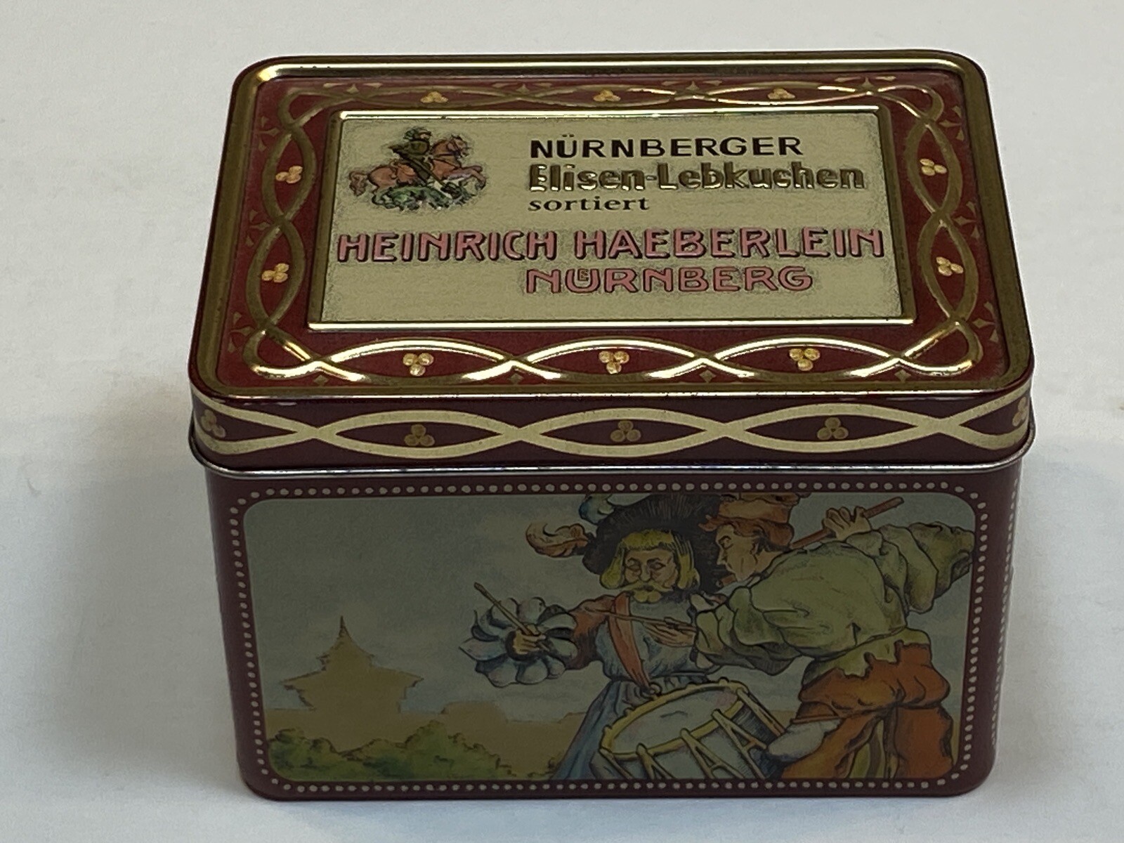 Nurnberger Elisen Lebkuchen Sortiert Heinrich Haeberlein Candy Cookie Tin German