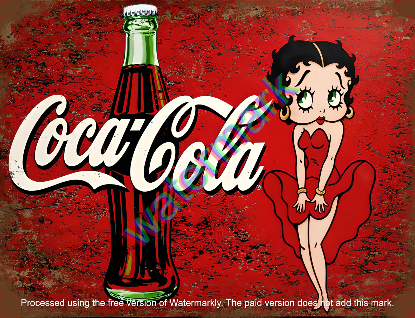 Coca Cola 1 Metal Sign 9″ x 12″ or 12″ x 16″