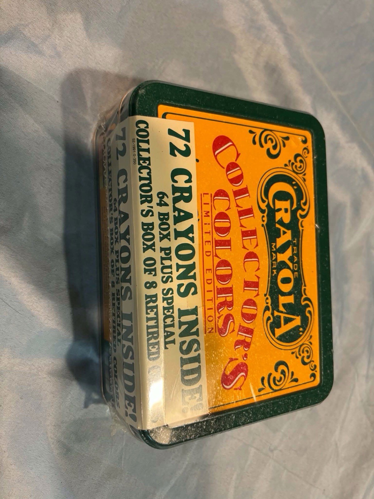 1991 Crayola Collector’s Colors Limited Edition Tin Sealed 72 Crayons Retired