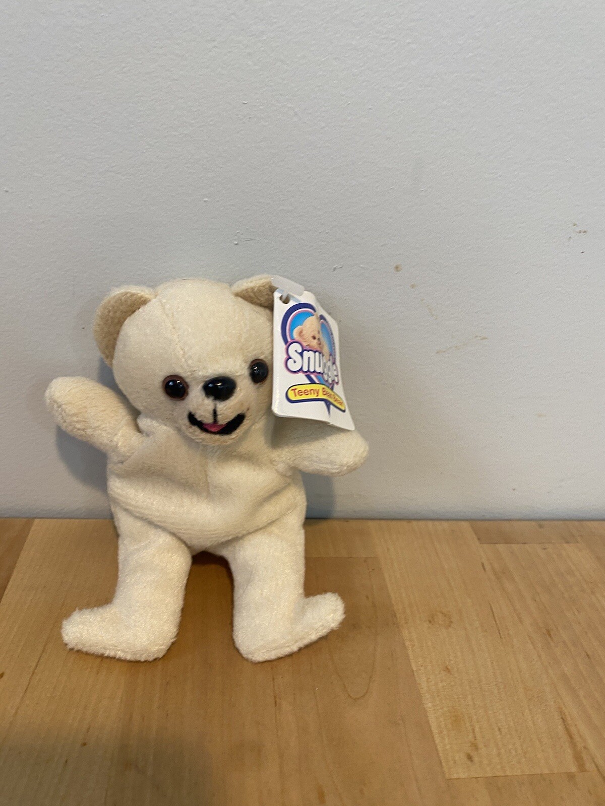 Snuggle Bear Fabric Softener 5″ Mini Plush w/Tags Beanie 1999 – Mint !