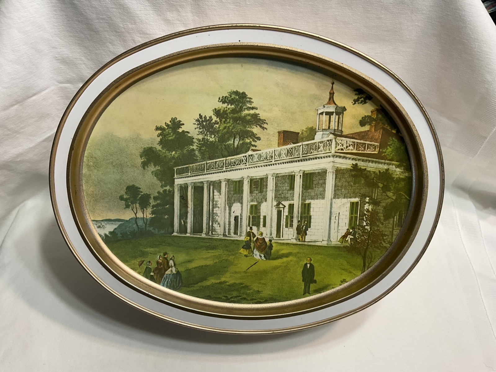 VTG Sunshine Biscuit Tin Mt Vernon Washington US Military Academy W Point