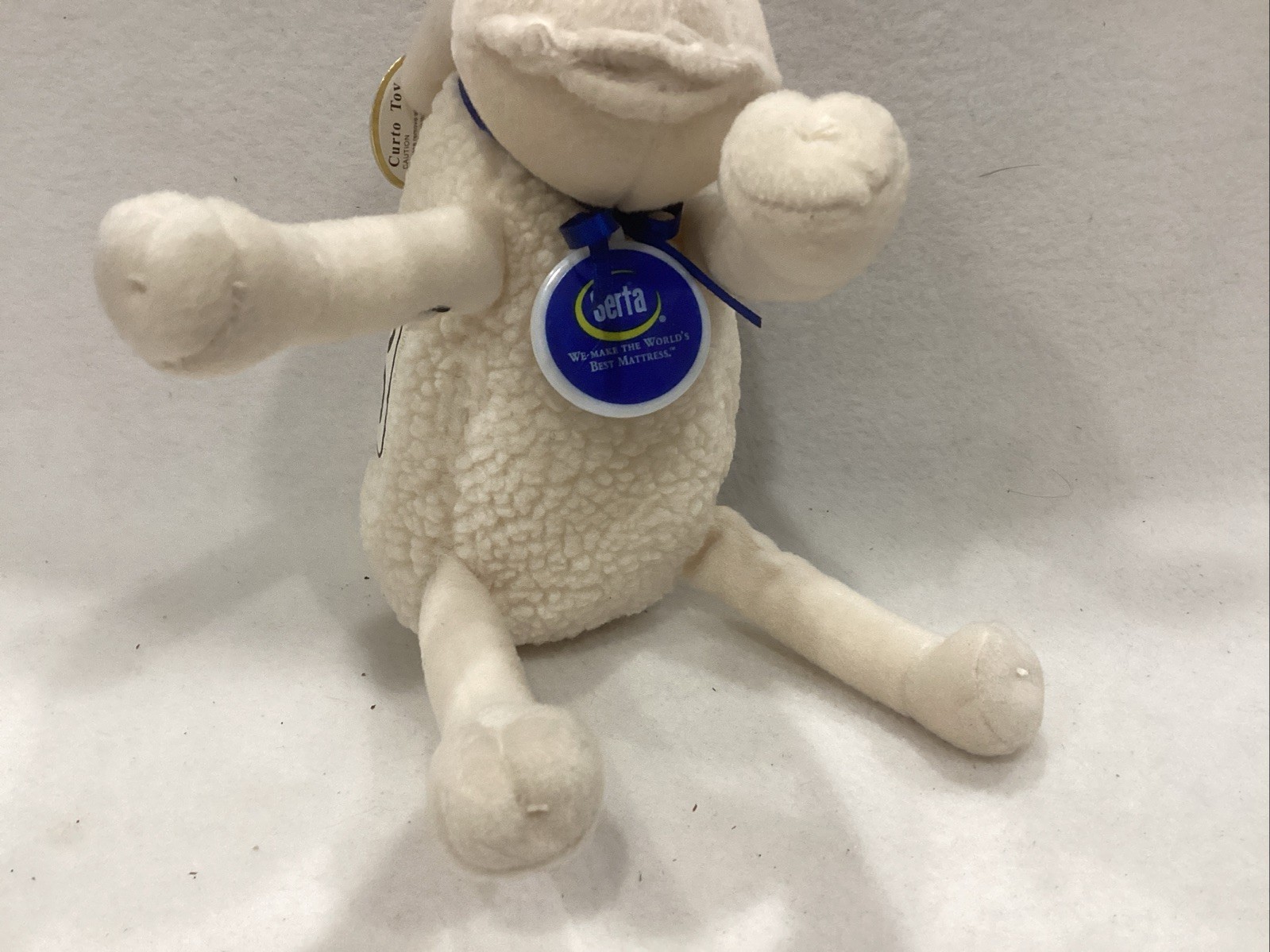 Vintage 2000 Curto Toy SERTA Sheep Counting Sheep Plush 8” Speed Limit 55
