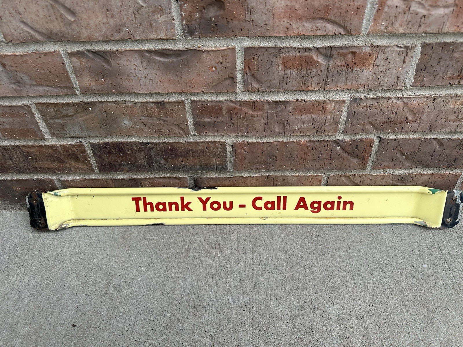 VINTAGE ORIGINAL 1930’s – 40’s SALADA TEA PORCELAIN DOOR PUSH SIGN DOUBLE SIDED